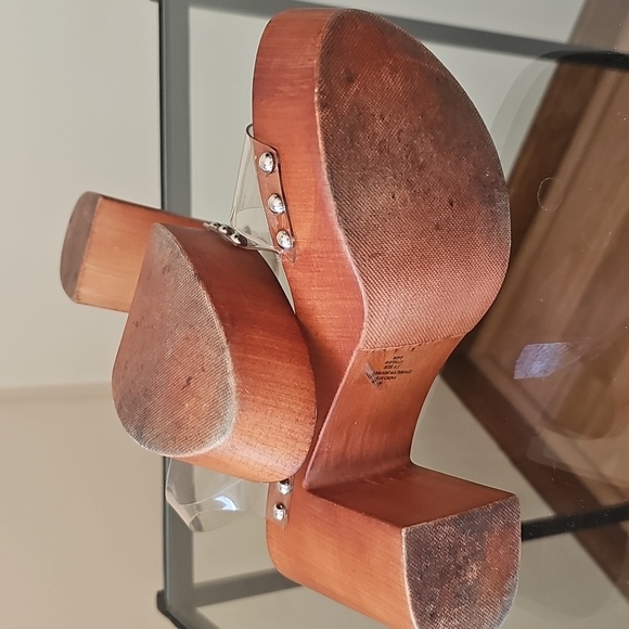 Madden girl Lifft transparent Block Heel Sandals. Size 8.5 - Picture 6 of 7